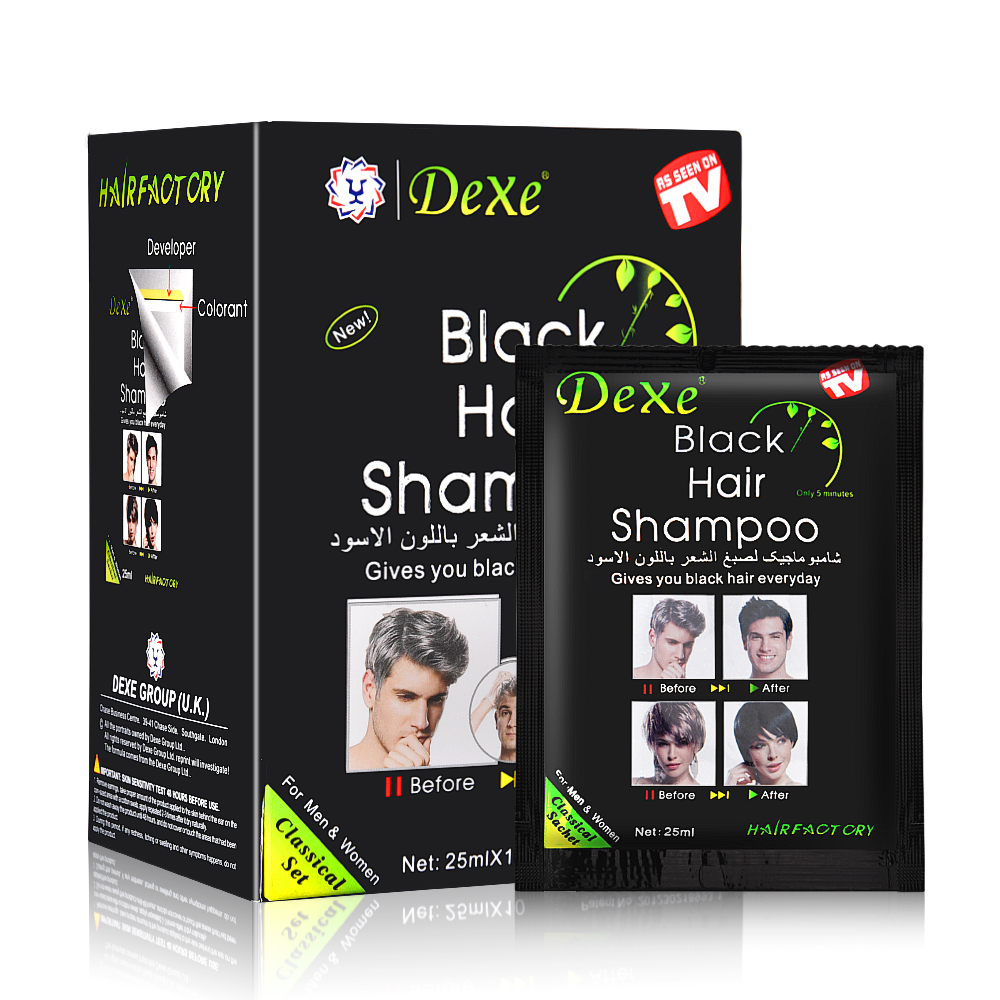 Hair Spray Color - 250ML Black Hair Shampoo For Men