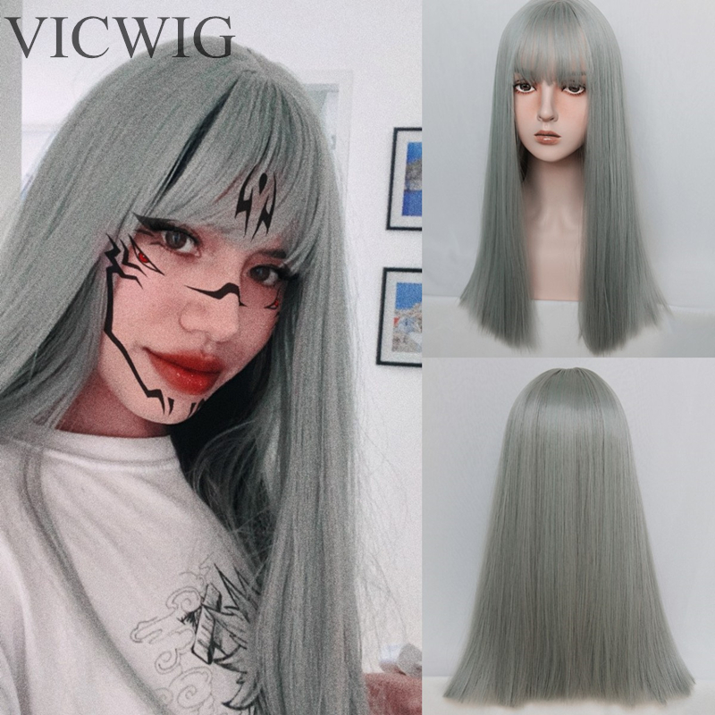 Wig Fiber Net - VICWIG Long Straight Synthetic Hair Band