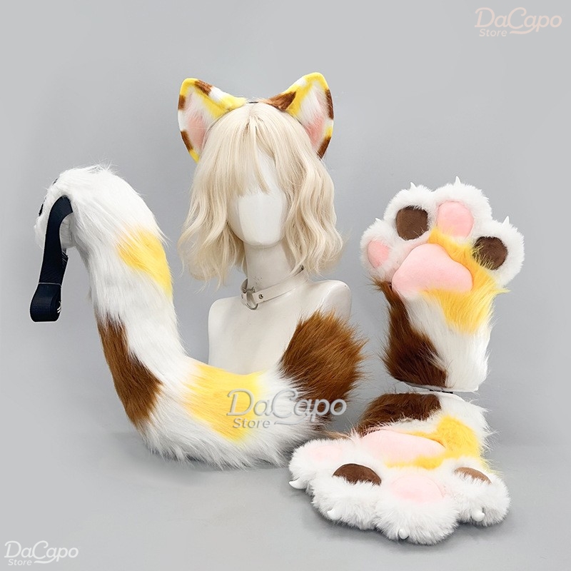 Kig Kigurumi Calico Cat Furry  - مراجعة Cosplay Prop Kit وسعره