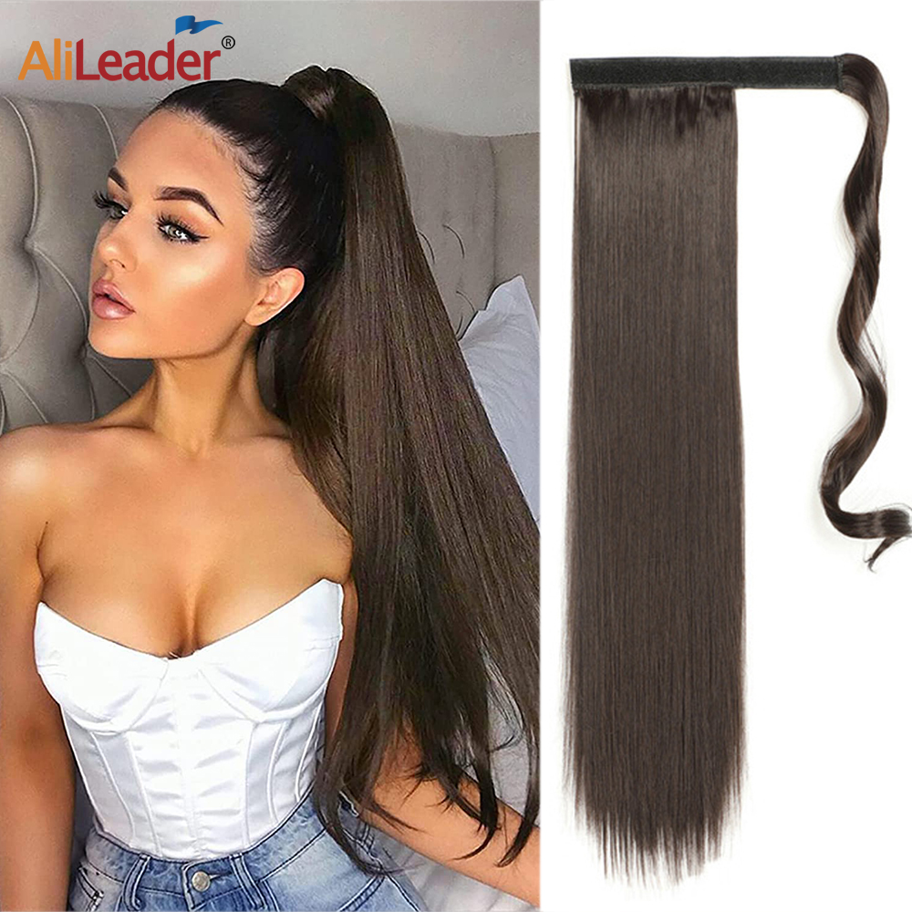 Synthetic Ponytail Long Straig - مراجعة Aerith Cosplay Prop وسعره