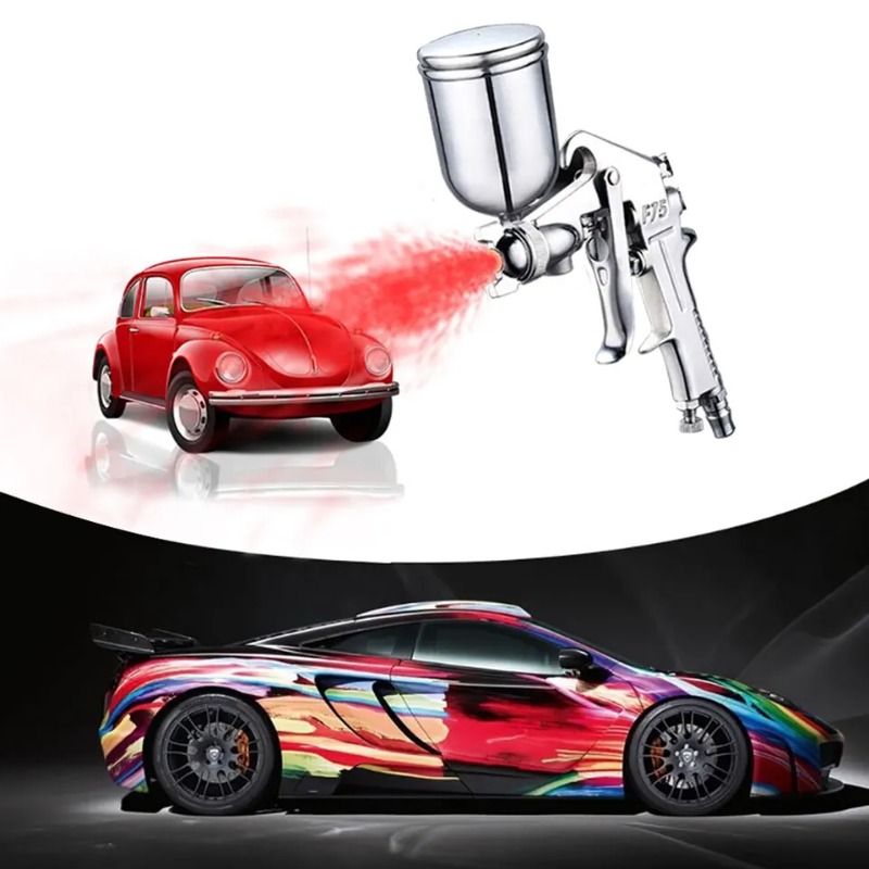 F-75 Spray Gun 1.5mm Nozzle wi - مراجعة Metallic Spray Paint وسعره
