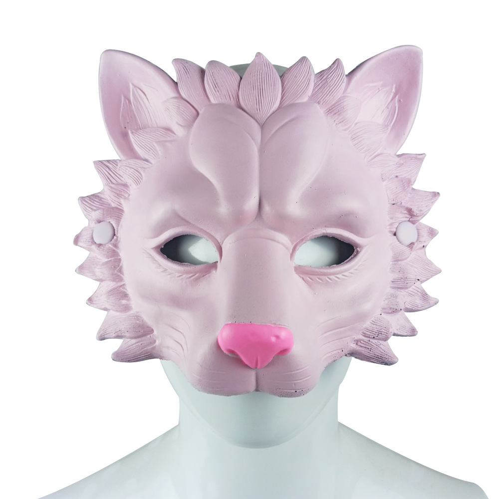 Adult Halloween Lion Mask 3D P - مراجعة Cosplay Props Eva Foam وسعره
