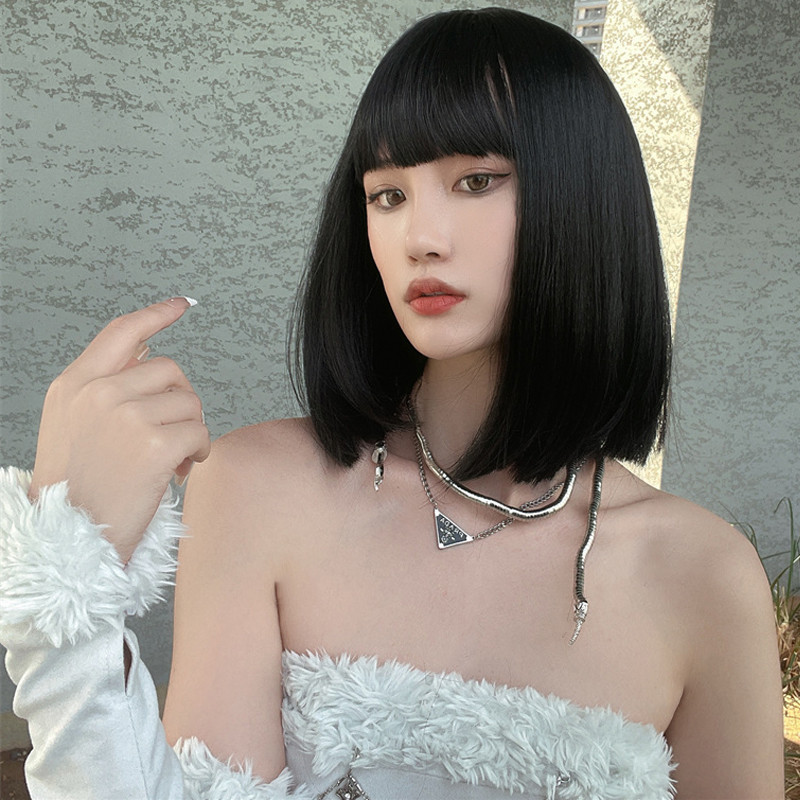 New natural synthetic wig fema - مراجعة Wig Fiber Net وسعره