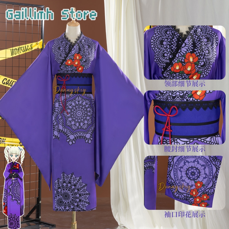 Aikatsu! Yurika Toudou Yukata  - مراجعة Free Cosplay Prop Patterns وسعره