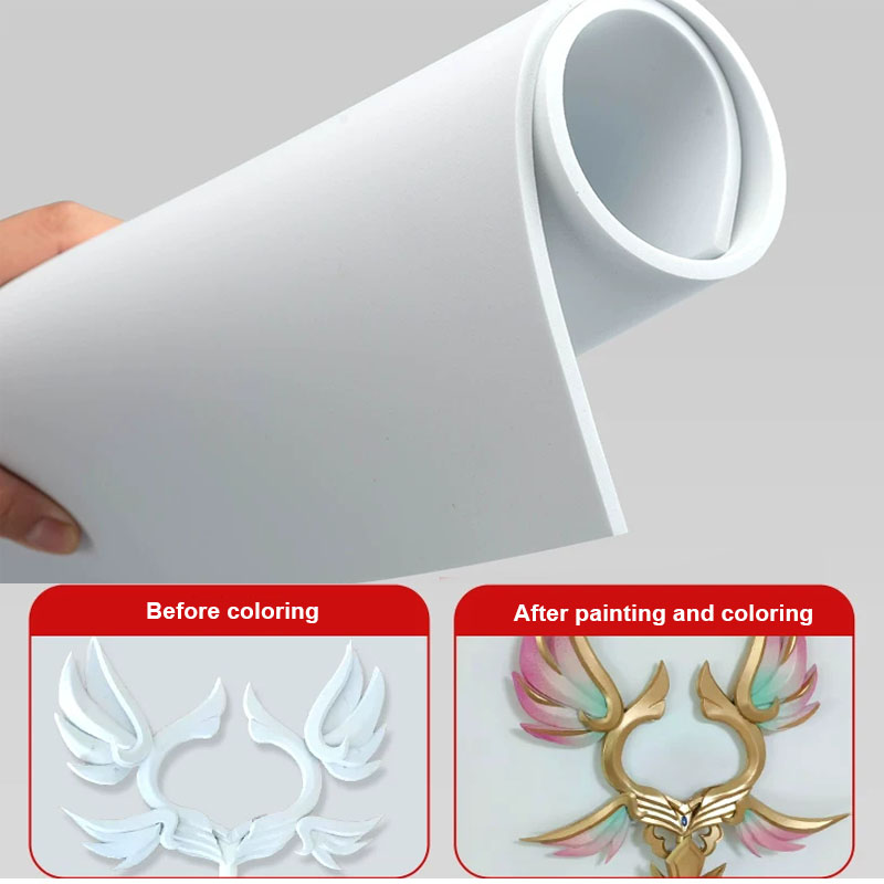 Eva Board Material Model Cospl - مراجعة Cosplay Props Eva Foam وسعره