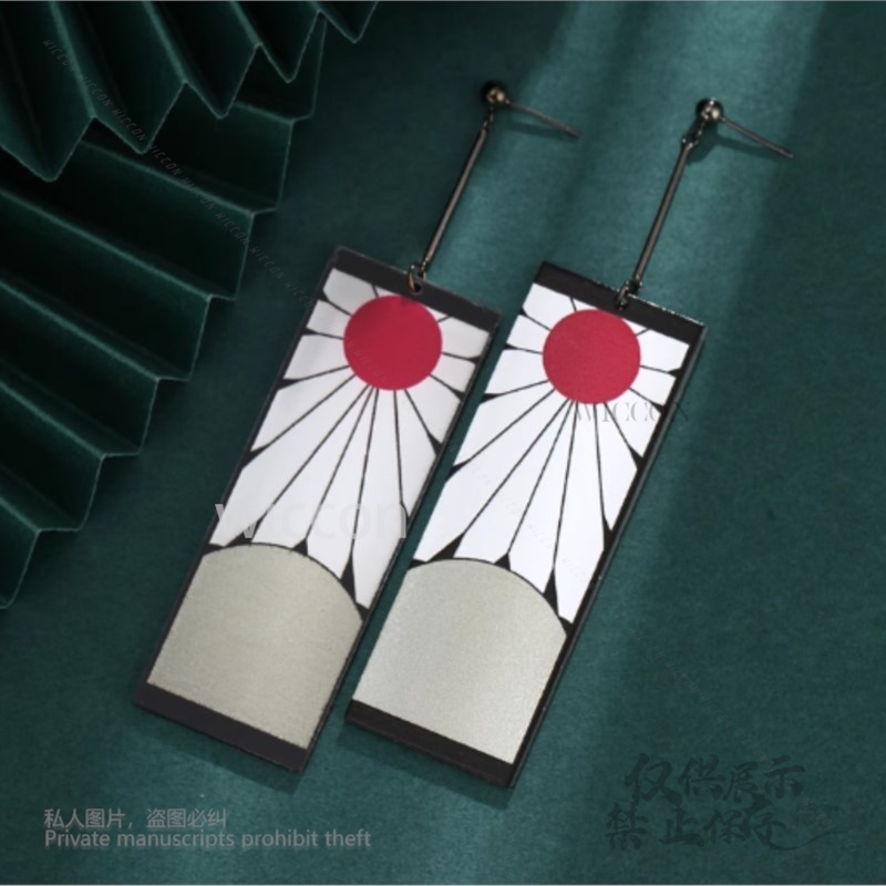 Acrylic Earrings Ear Clips Sty - مراجعة Acrylic Cosplay Prop وسعره