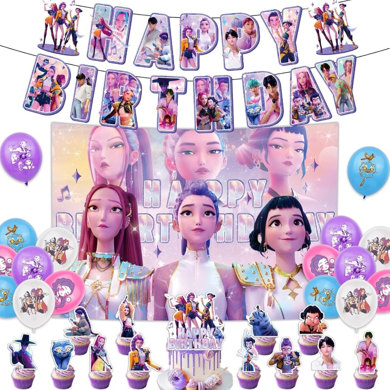 Hot K-Pop Birthday Party Suppl - مراجعة Cosplay Prop Kit وسعره