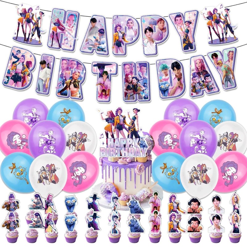 Hot K-Pop Birthday Party Suppl - مراجعة Cosplay Prop Kit وسعره