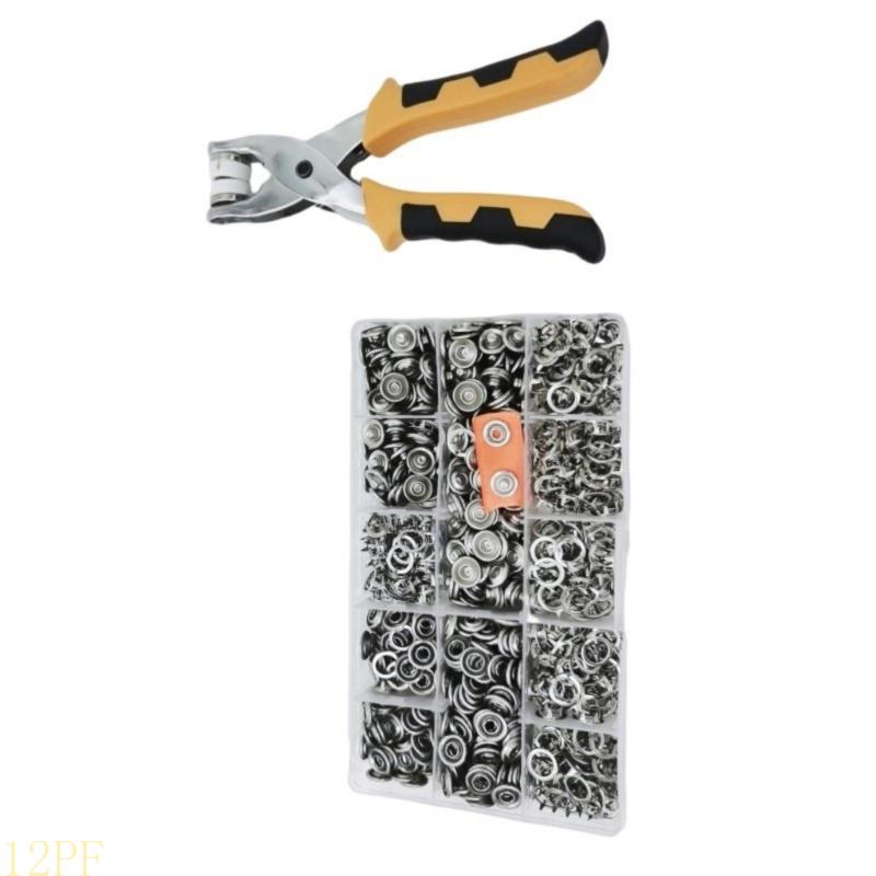 12PF 200set Metal With Fastene - مراجعة Snap Plier Setter وسعره