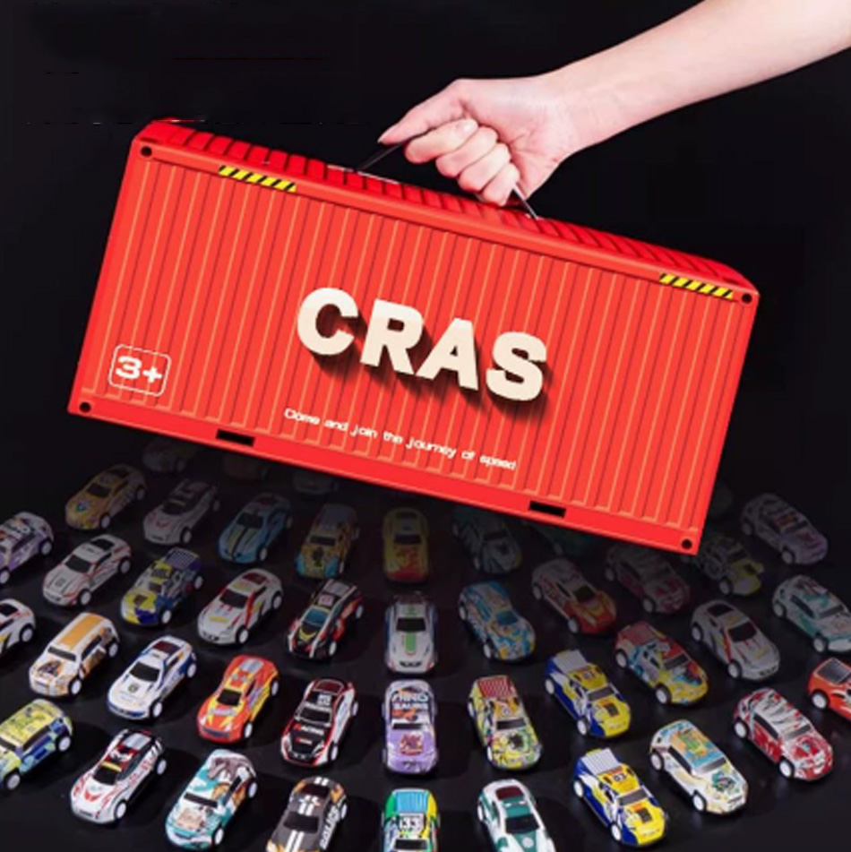 48pcs toy car model power pull - مراجعة Cosplay Prop Filler وسعره