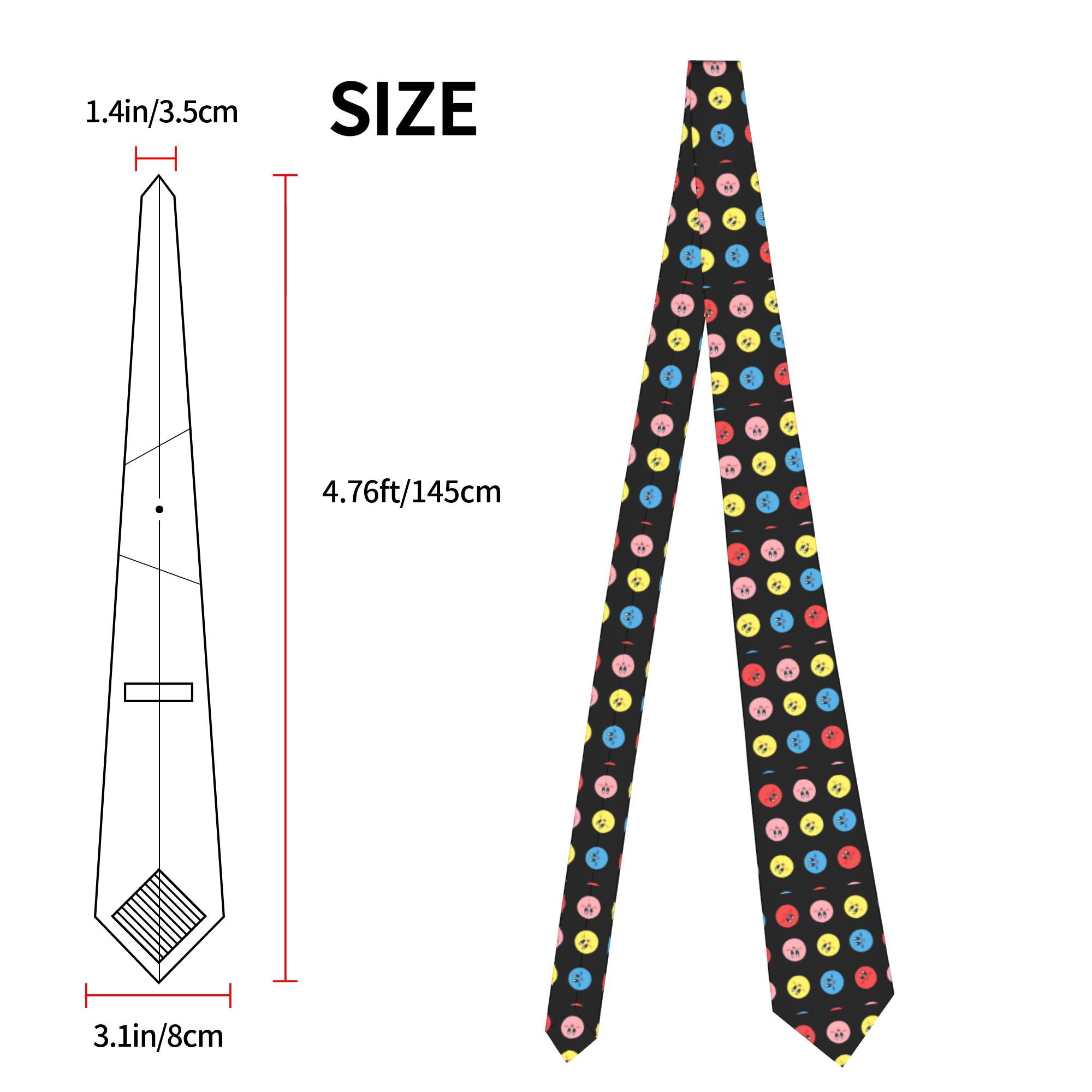Rolling Kirby Pattern Neckties - مراجعة Free Cosplay Prop Patterns وسعره