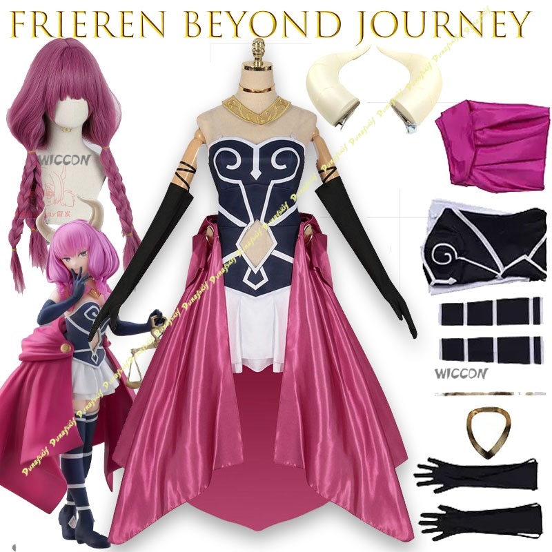 Aura Cosplay Costume Dress Ani - مراجعة Frieren Cosplay Prop وسعره