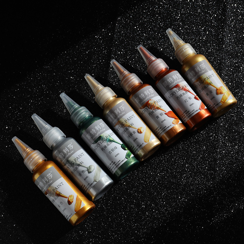 60ml Gold Paint Metallic acryl - مراجعة Metallic Spray Paint وسعره