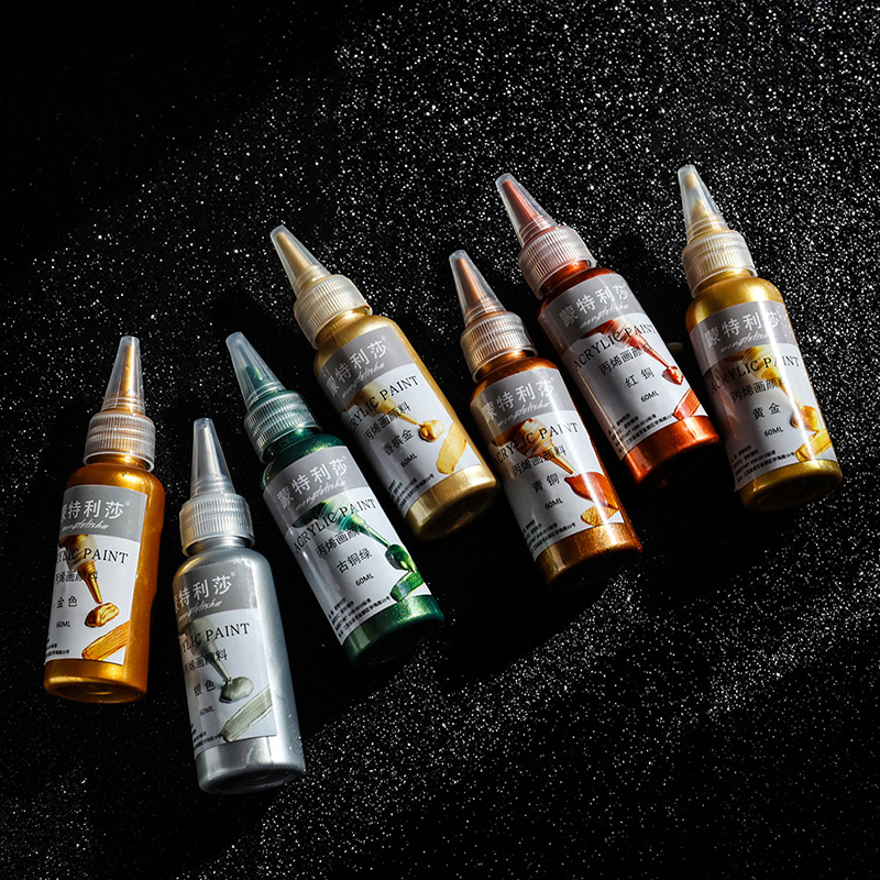 60ml Gold Paint Metallic acryl - مراجعة Metallic Spray Paint وسعره