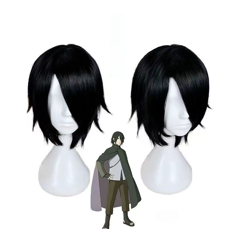 Anime Sasuke Boruto Cosplay Wi - مراجعة Wig Fiber Net وسعره