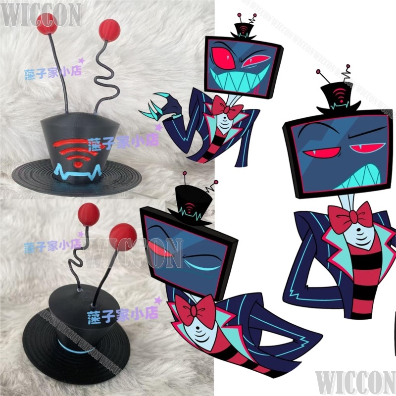 Vox Black Hat Anime Hassbin Co - مراجعة Cosplay Prop 3D Print Settings وسعره