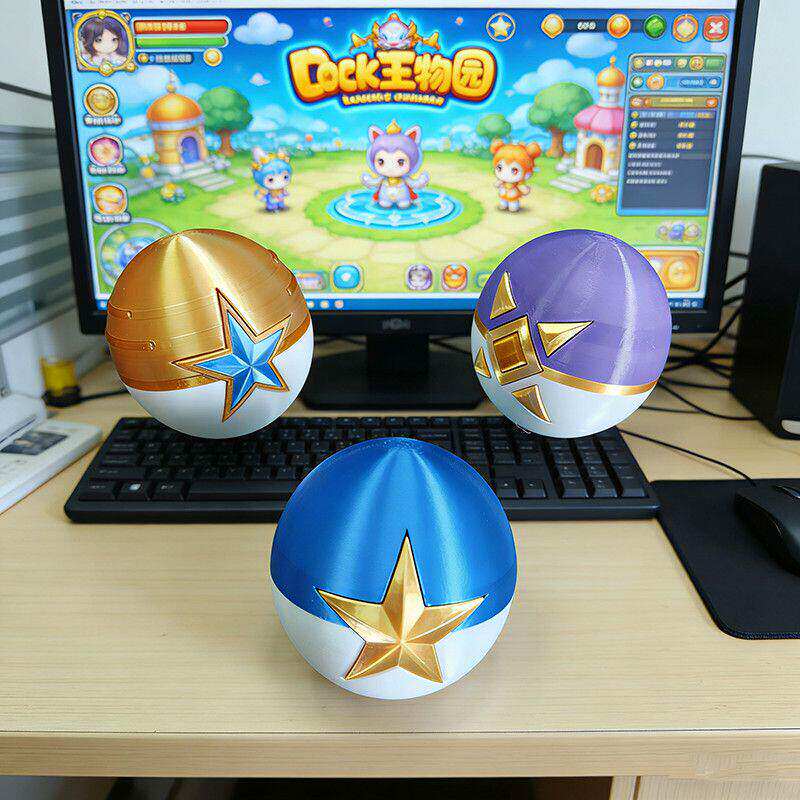 Complete Set Of Gulu Balls Cos - مراجعة Cosplay Prop 3D Print Settings وسعره
