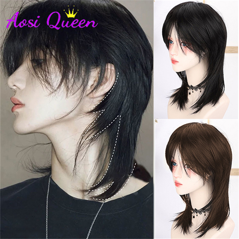 AS Wig Female Short Hair Black - مراجعة Wig Fiber Net وسعره
