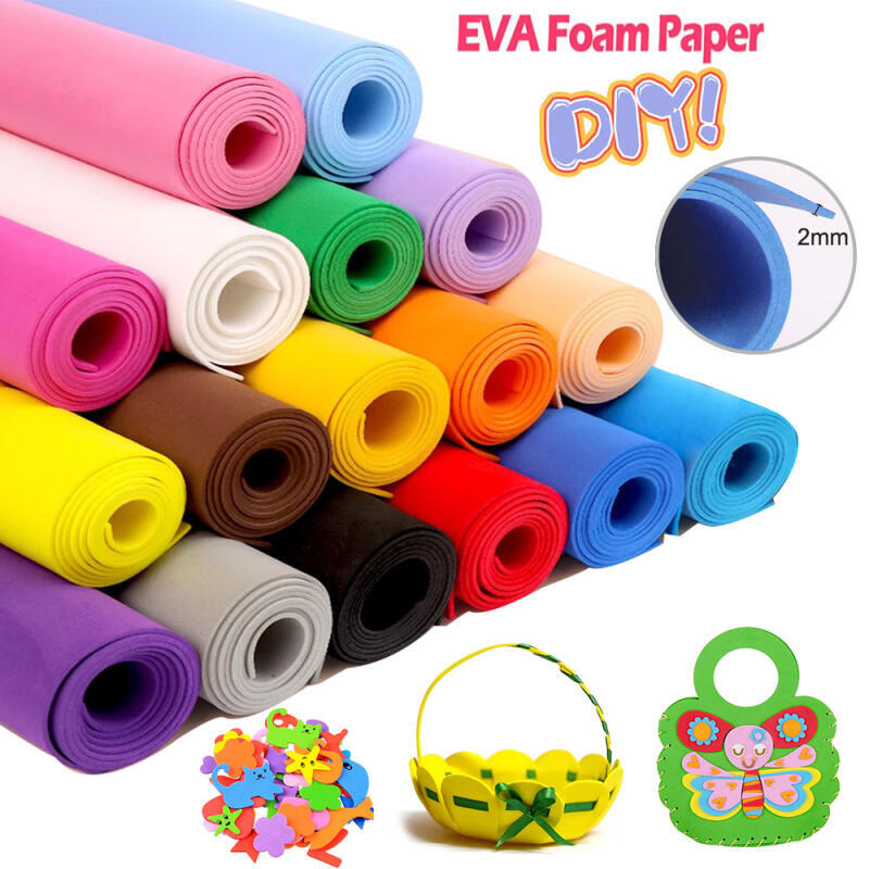 Colorful EVA Foam Sheets 2mm T - مراجعة Cosplay Props Eva Foam وسعره