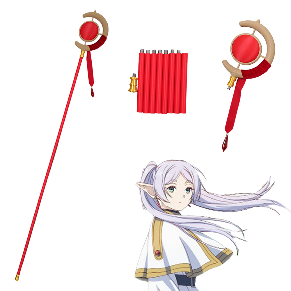 Fantasia Frieren Staff Rod Cos - مراجعة Frieren Cosplay Prop وسعره
