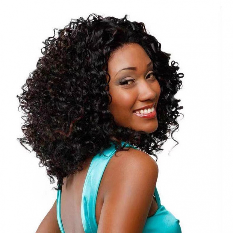 , European and American short  - مراجعة Wig Fiber Net وسعره