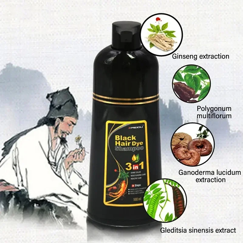 Black Hair Dye Shampoo 3 In 1  - مراجعة Hair Spray Color وسعره