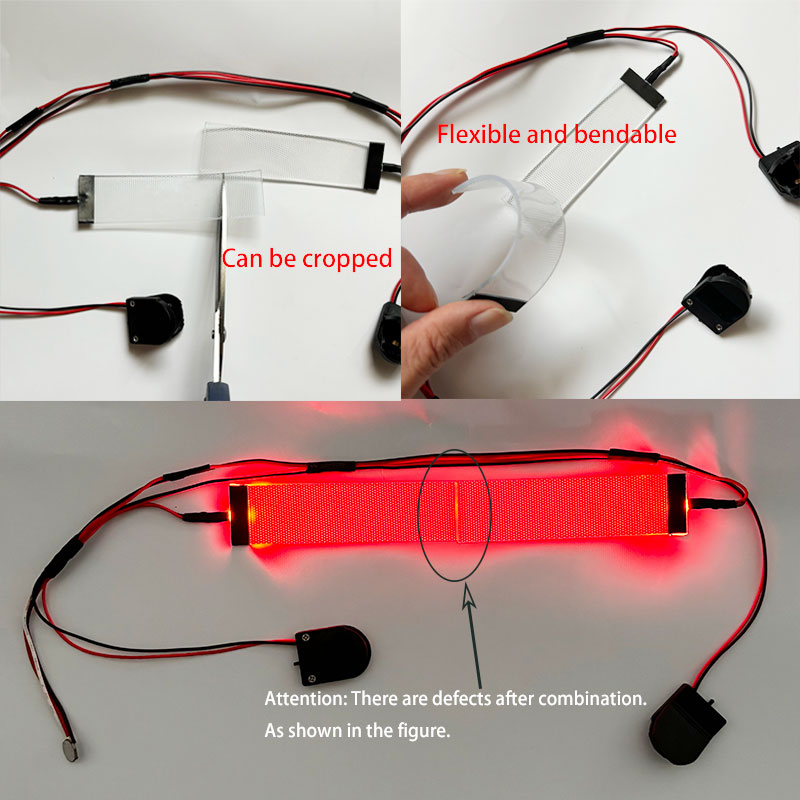 Red Flexible Bendable DIY LED  - مراجعة Cosplay Prop Kit وسعره