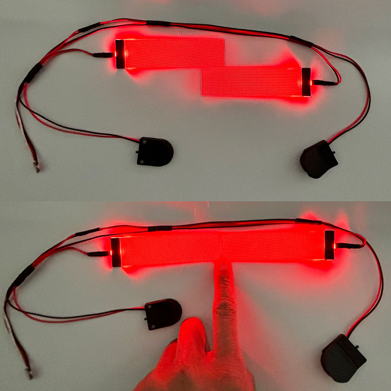 Red Flexible Bendable DIY LED  - مراجعة Cosplay Prop Kit وسعره