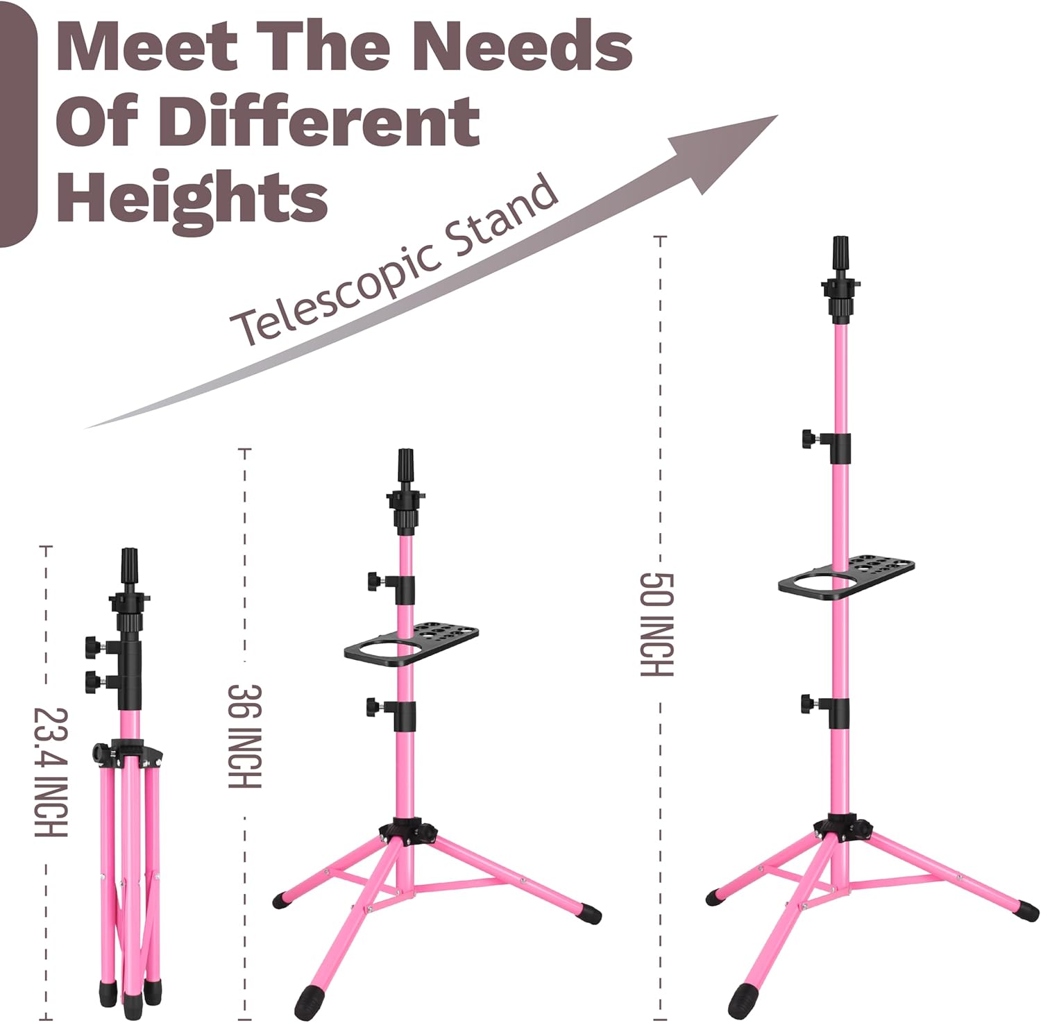Wig Tripod Stand with Tray 125 - مراجعة Aerith Cosplay Prop وسعره