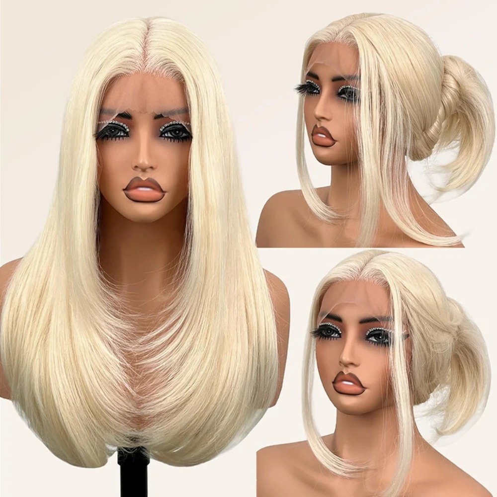 Front Lace Black Center Partin - مراجعة Wig Fiber Net وسعره