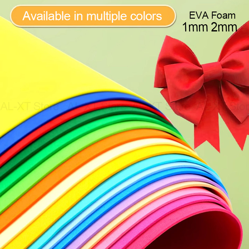 10Pcs Thick 1mm 2mm Colored Ev - مراجعة Cosplay Props Eva Foam وسعره