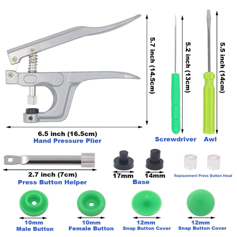 Snap Buttons and Snap Pliers T - مراجعة Snap Plier Setter وسعره