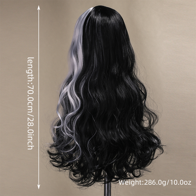 28 inch long rolled witch blac - مراجعة Aerith Cosplay Prop وسعره