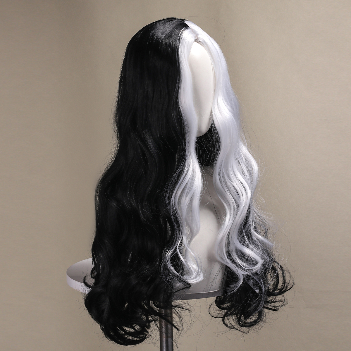 28 inch long rolled witch blac - مراجعة Aerith Cosplay Prop وسعره