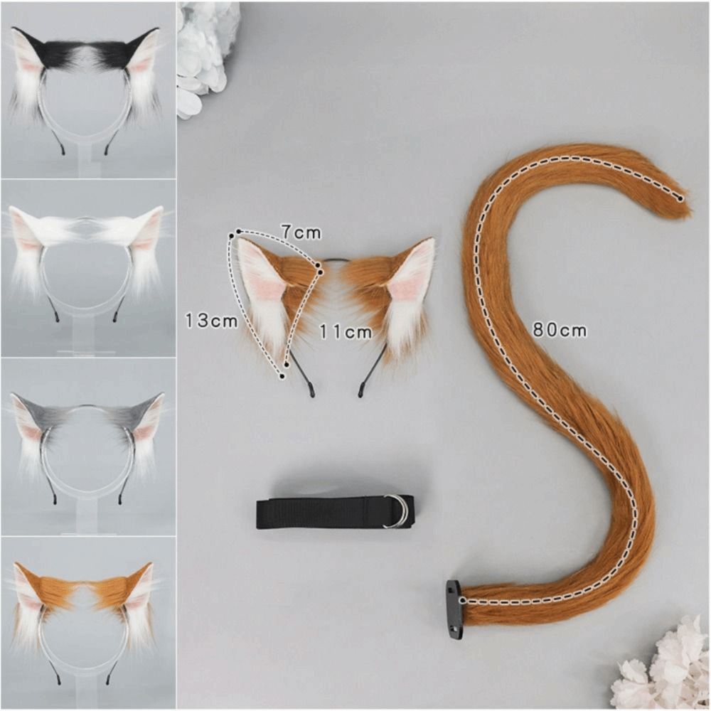 New Realistic Cat Ear Headband - مراجعة Cosplay Prop Kit وسعره