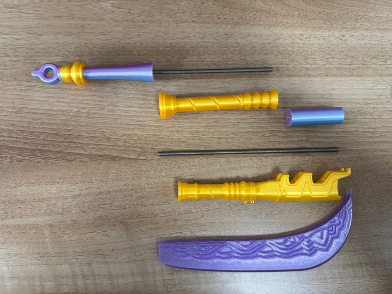 Ancient-style Colorful Cartoon - مراجعة Cosplay Prop 3D Print Settings وسعره