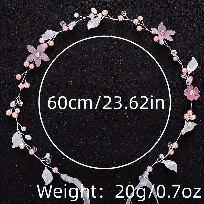 Crystal Leaf Hair Vine Band He - مراجعة Aerith Cosplay Prop وسعره