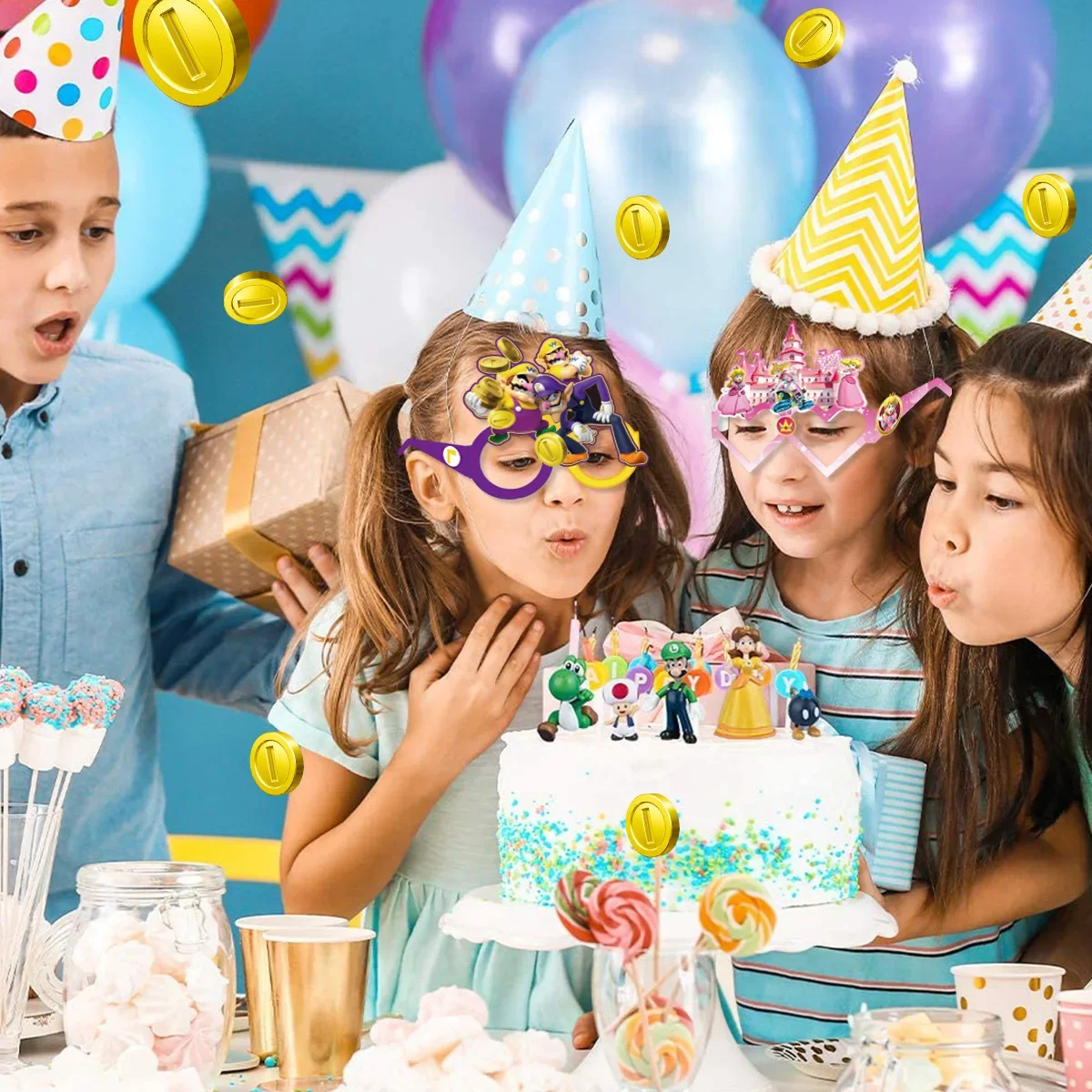 8pcs Kids Spectacles Decoratio - مراجعة Cosplay Fire Prop وسعره
