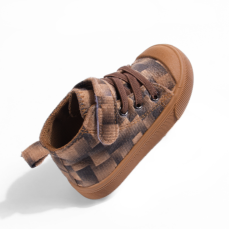 Spring and Autumn High-top Sho - مراجعة Velcro Hook Loop وسعره
