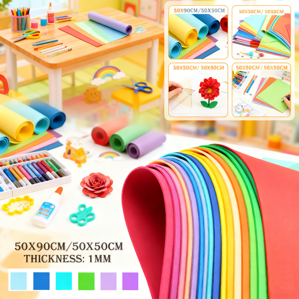 1-18Pcs 1mm EVA Foam Sheets, C - مراجعة Cosplay Props Eva Foam وسعره