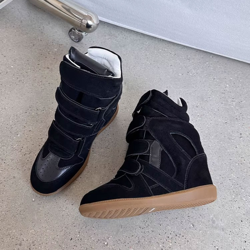 Fashionable Wedge Sneakers Gen - مراجعة Velcro Hook Loop وسعره