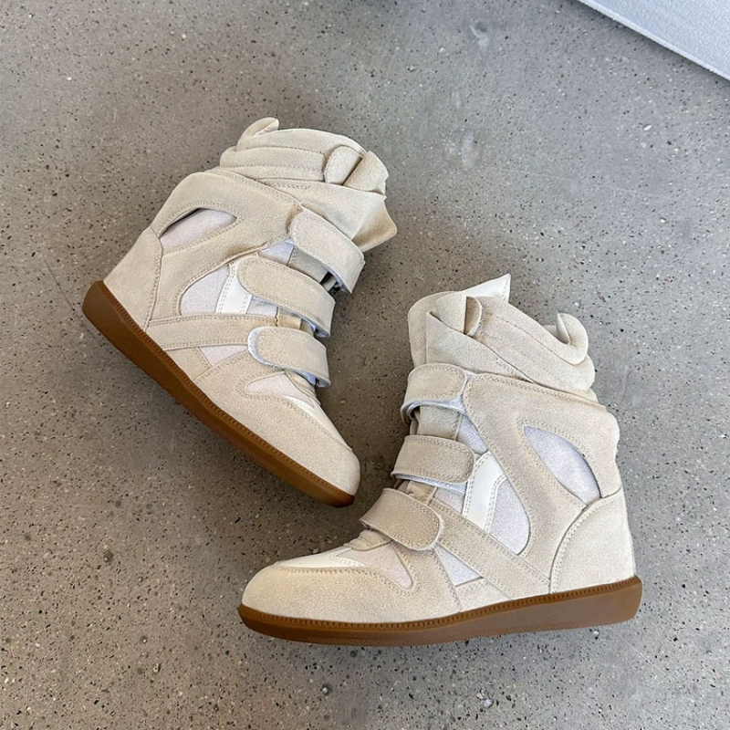 Fashionable Wedge Sneakers Gen - مراجعة Velcro Hook Loop وسعره