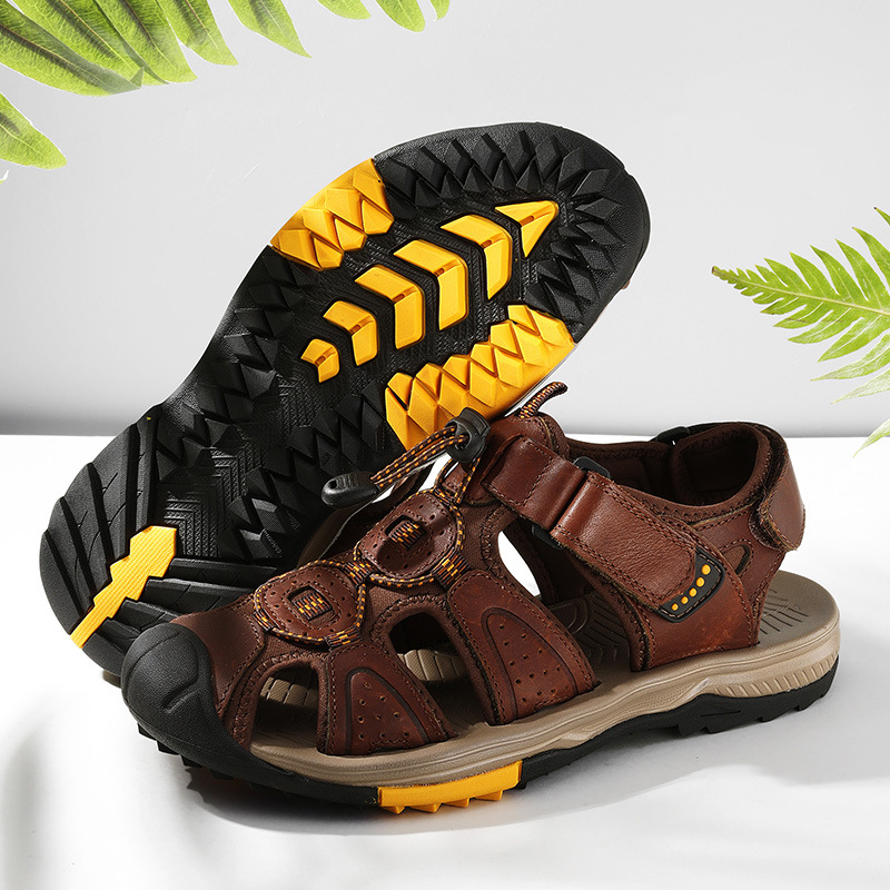 Large Size New Summer Men's To - مراجعة Velcro Hook Loop وسعره