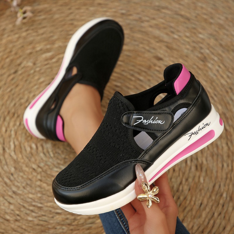 Plus Size Casual Women's Shoes - مراجعة Velcro Hook Loop وسعره