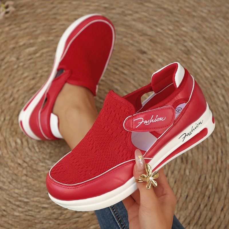 Plus Size Casual Women's Shoes - مراجعة Velcro Hook Loop وسعره