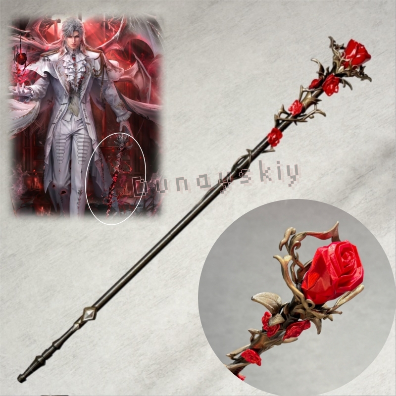 Sylus Staff Silver Wing Demon  - مراجعة Cosplay Prop 3D Print Settings وسعره