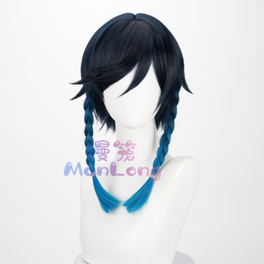 Genshin Impact Venti Cosplay W - مراجعة Wig Fiber Net وسعره