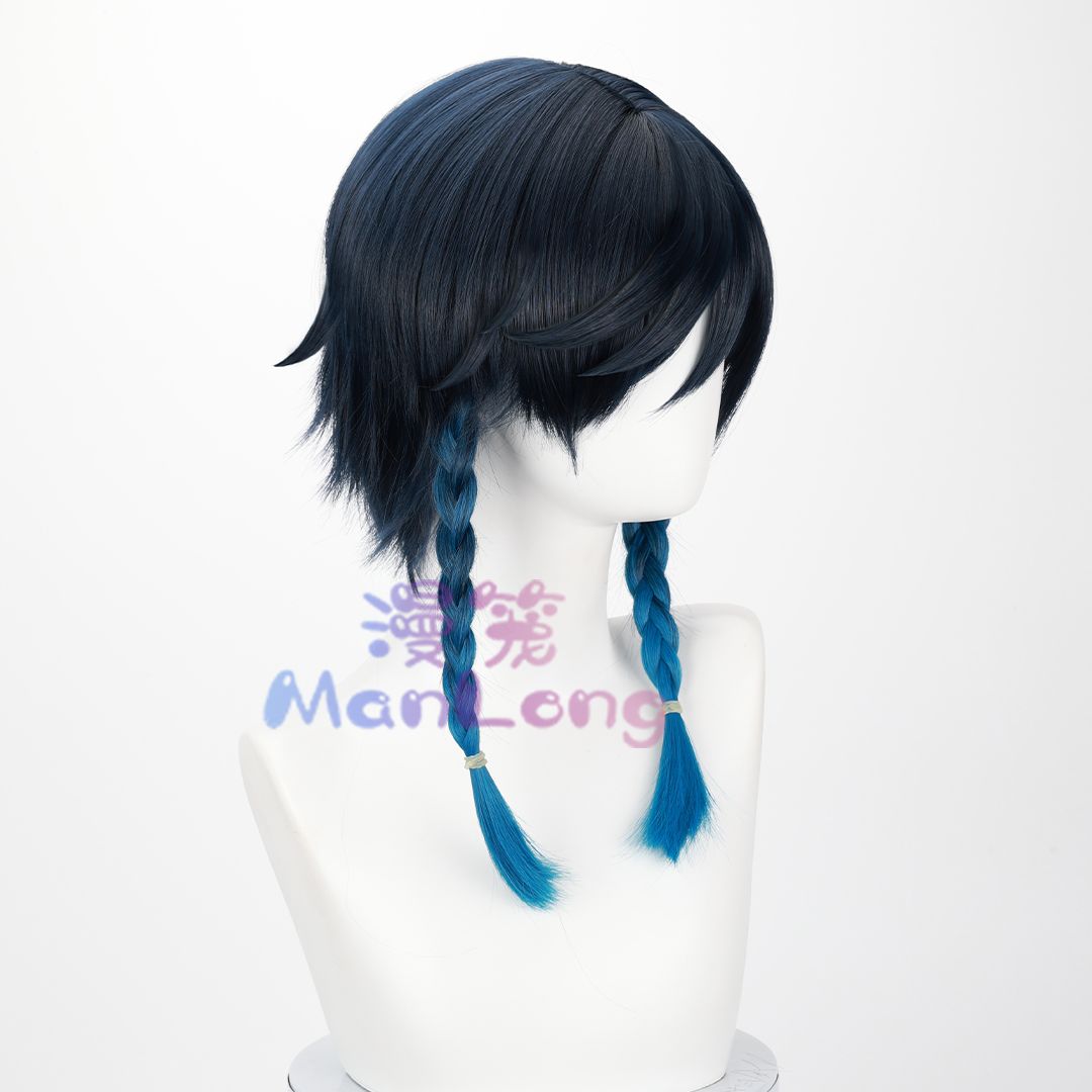 Genshin Impact Venti Cosplay W - مراجعة Wig Fiber Net وسعره
