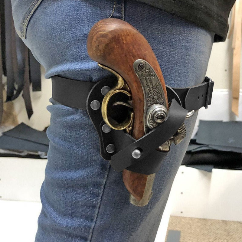 Mini Pistol Derringer Leg Gart - مراجعة Cosplay Prop Pistol وسعره