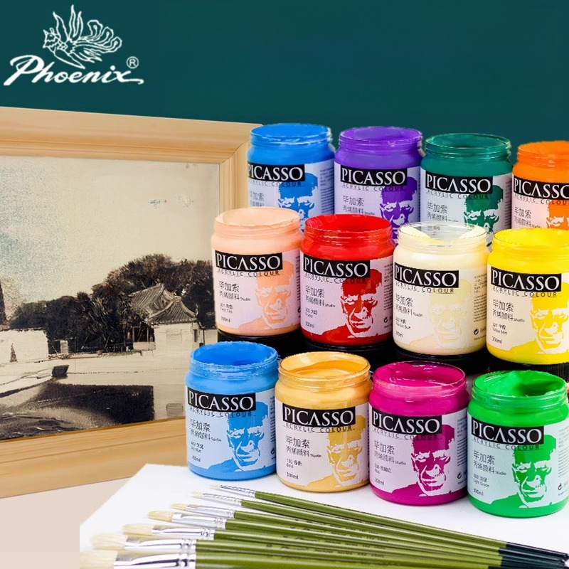 PHOENIX PICASSO Acrylic Paint  - مراجعة Metallic Spray Paint وسعره